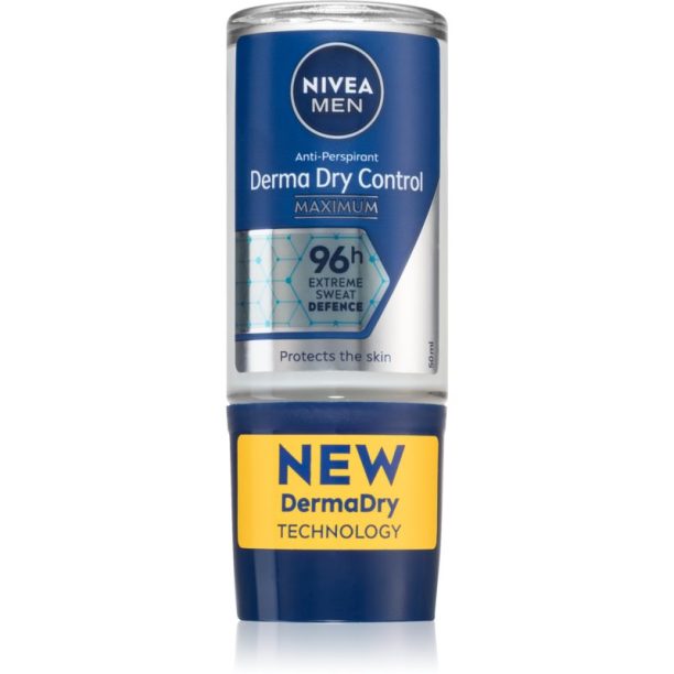 Nivea Men Derma Dry Control рол-он и антиперспирант за мъже 50 мл.