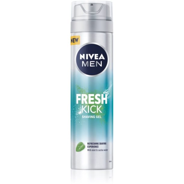 Nivea Men Fresh Kick гел за бръснене  за мъже 200 мл. на ниска цена