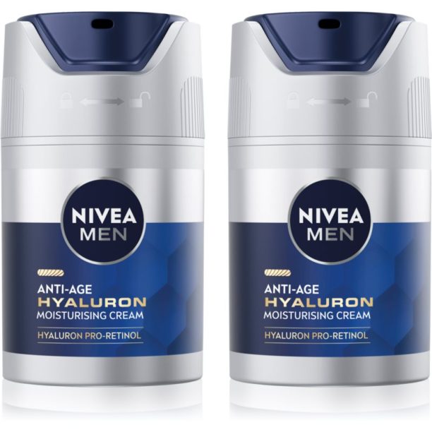 Nivea Men Hyaluron Pro-Retinol крем против бръчки (изгодна опаковка) за мъже