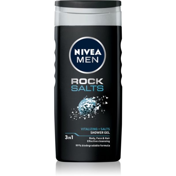 Nivea Men Rock Salt душ-гел за мъже 250 мл.