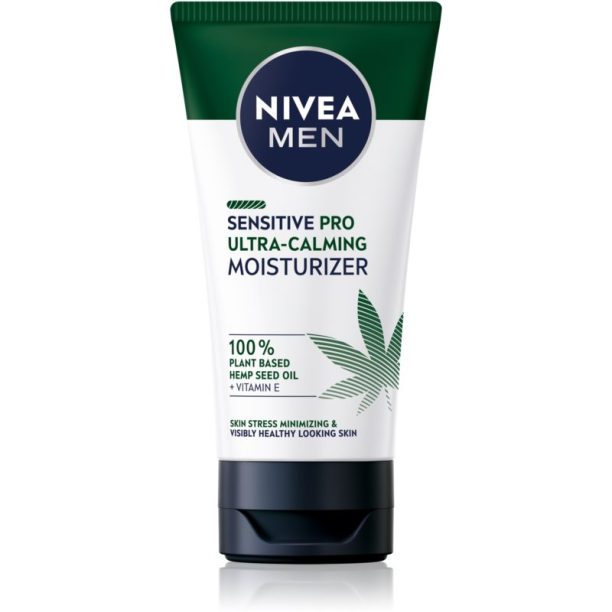 Nivea Men Sensitive Hemp успокояващ крем за лице с конопено масло за мъже 75 мл. на ниска цена