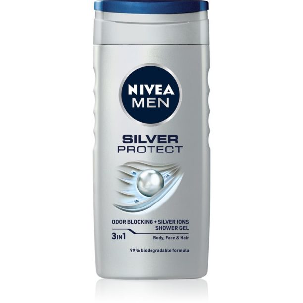 Nivea Men Silver Protect душ гел  за мъже 250 мл.