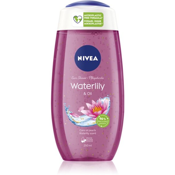 Nivea Waterlily & Oil освежаващ душ гел 250 мл.