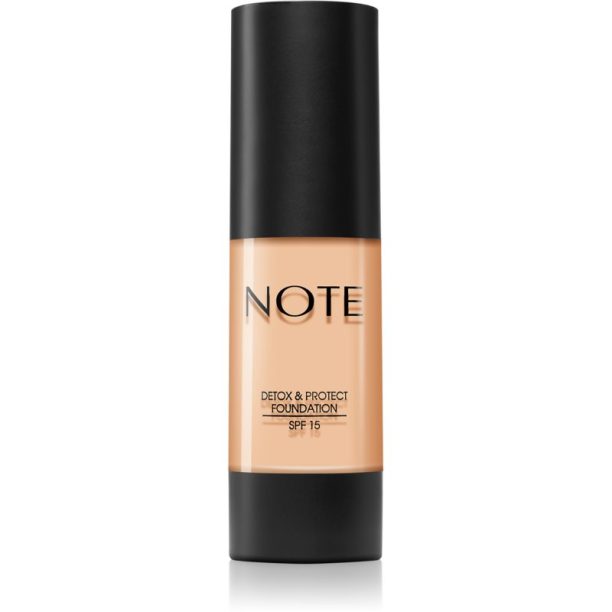 Note Cosmetique Detox and Protect Foundation течен фон дьо тен с матов завършек 01 Beige 30 мл. на ниска цена