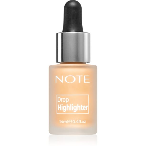 Note Cosmetique Drop Highlighter течен хайлайтър с пипета 02 Charming Desert 14 мл.