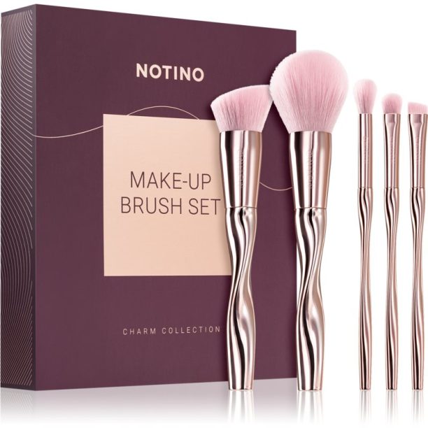 Notino Charm Collection Make-up brush set комплект четки Pink на ниска цена