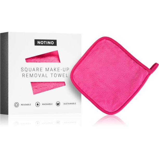 Notino Spa Collection Square Makeup Removing Towel кърпа за отстраняване на грим цвят Pink на ниска цена