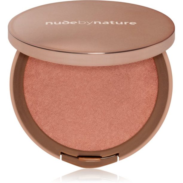 Nude by Nature Cashmere Pressed Blush руж - пудра с подхранващ ефект цвят Desert Rose 15 гр. на ниска цена