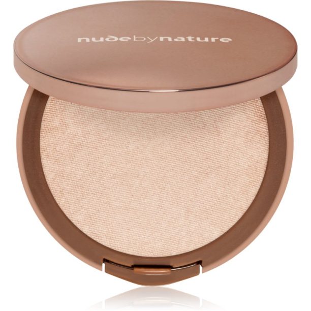 Nude by Nature Flawless Pressed Powder Foundation компактна пудра цвят 10 гр.