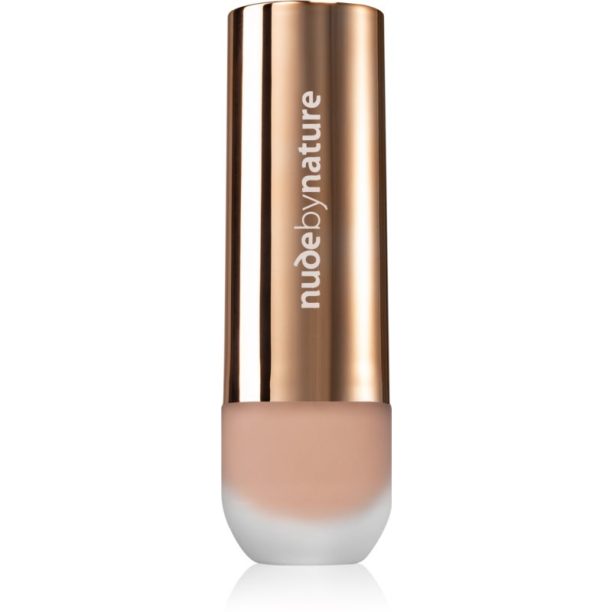 Nude by Nature Flawless дълготраен течен фон дьо тен цвят N4 Silky Beige 30 мл. на ниска цена