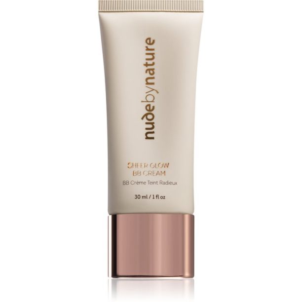 Nude by Nature Sheer Glow BB Cream oсвежаващ BB крем цвят 01 Porcelain 30 мл. на ниска цена