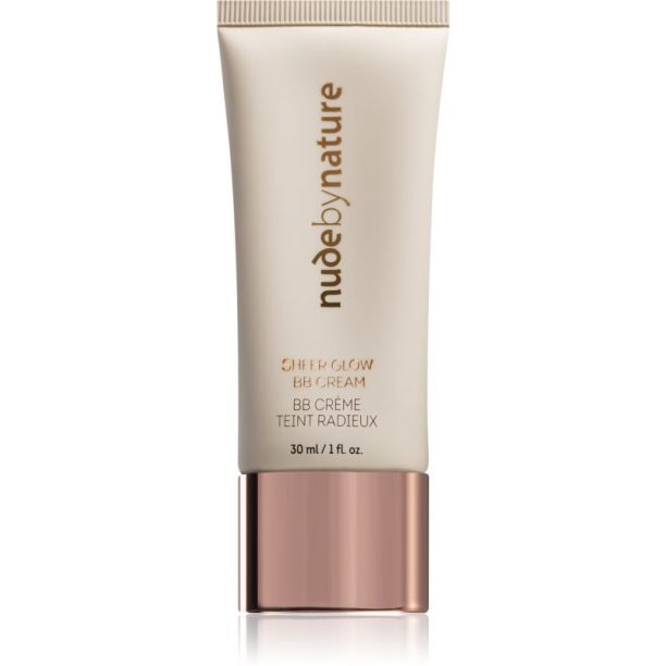 Nude by Nature Sheer Glow BB Cream oсвежаващ BB крем цвят 04 Natural Tan 30 мл. на ниска цена