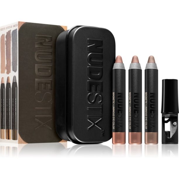 Nudestix Kit Nude Metallic Eye Mini комплект декоративна козметика (за очи)