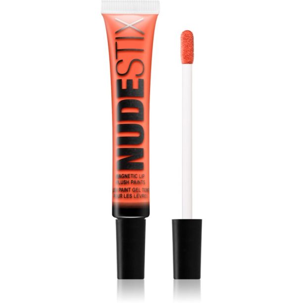 Nudestix Magnetic Plush Paints гланц за устни с матиращ ефект 3 в 1 цвят Fresh Fiji 10 мл.