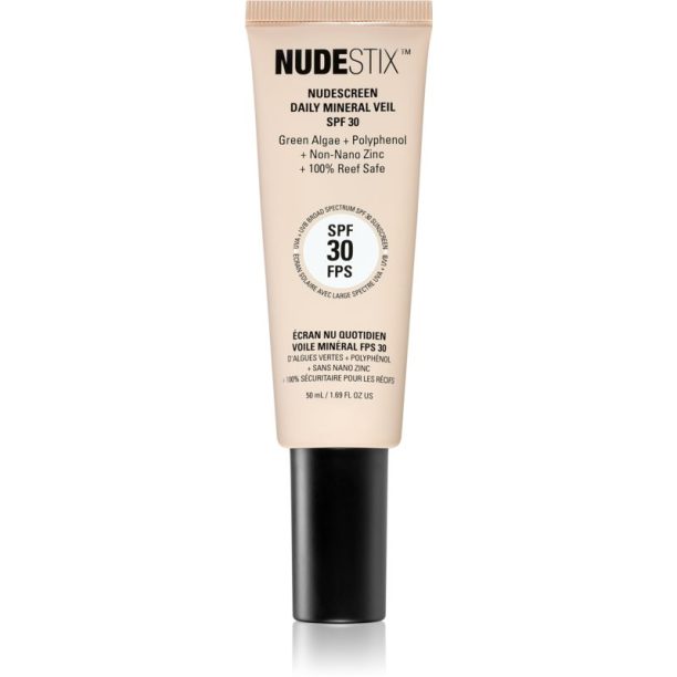 Nudestix Nudescreen Daily Mineral Veil SPF 30 дневен защитен крем SPF 30 цвят Hot 50 мл.