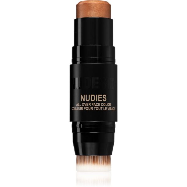 Nudestix Nudies Glow мултифункционален озарител в стик цвят Bubbly Bebe 7 гр. на ниска цена