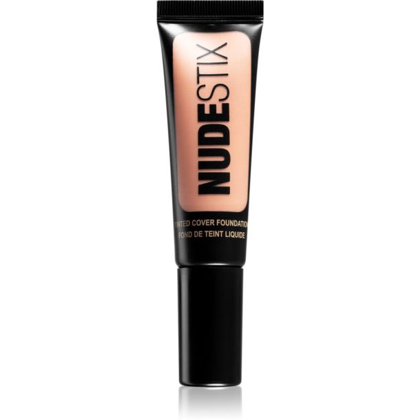 Nudestix Tinted Cover лек фон дьо тен с озаряващ ефект за естествен вид цвят Nude 3.5 25 мл.