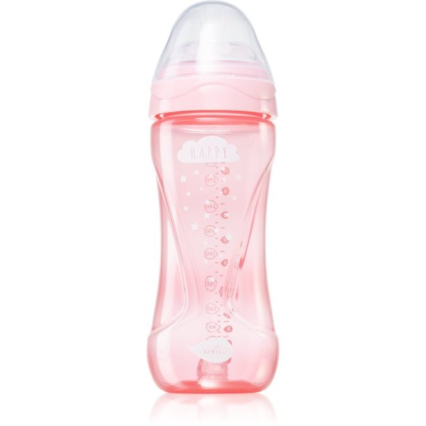 Nuvita Cool Bottle 4m+ бебешко шише Light pink 330 мл.