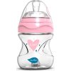 Nuvita Glass bottle Pink бебешко шише Glass/Pink 140 мл.