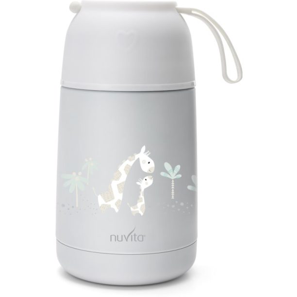 Nuvita Thermos термос със силиконов държач White 500 мл.