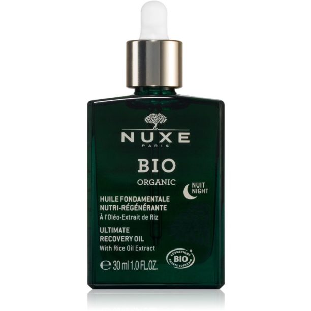 Nuxe Bio Organic Night Oil възстановяващо масло за регенерация и възстановяване на кожата 30 мл.