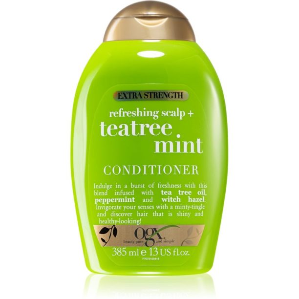 OGX Teatree Mint Extra Strenght освежаващ балсам 385 мл.