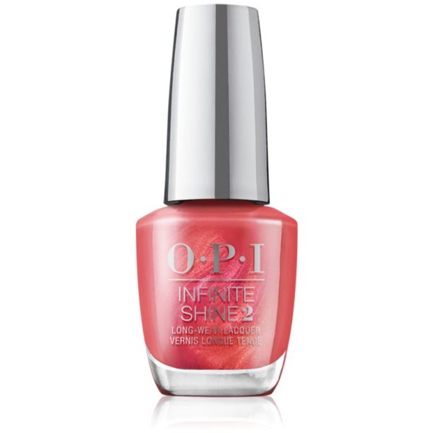 OPI Infinite Shine The Celebration лак за нокти с гел ефект Paint the Tinseltown Red 15 мл.