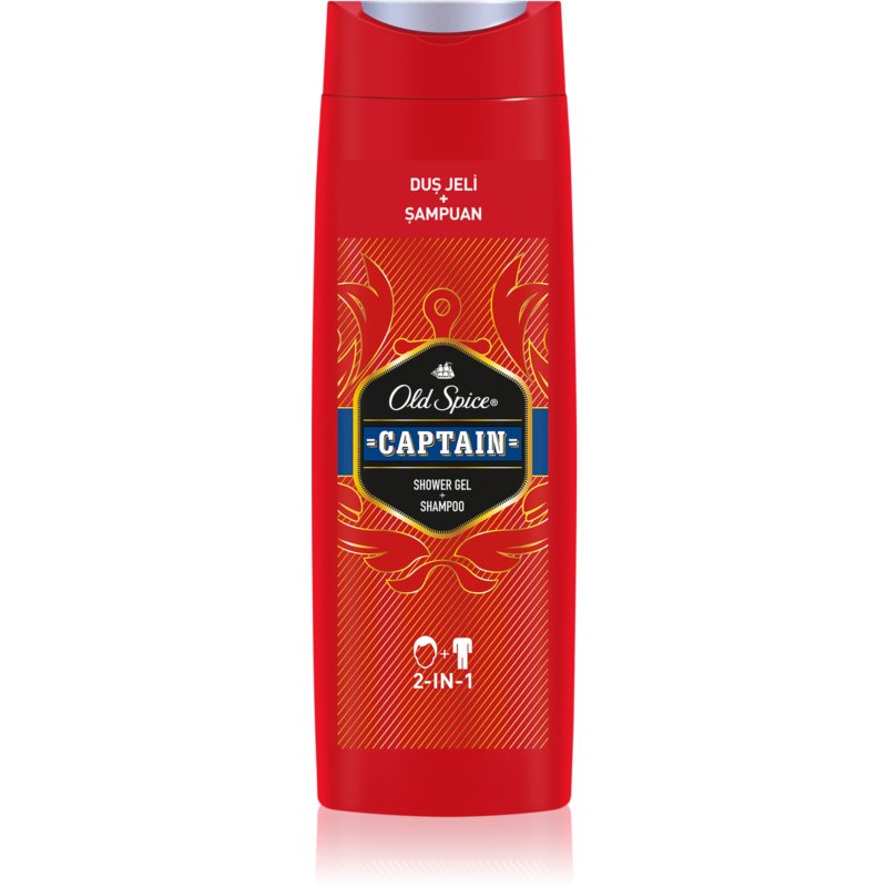 Old Spice Captain душ гел за тяло и коса 400 мл. на ниска цена