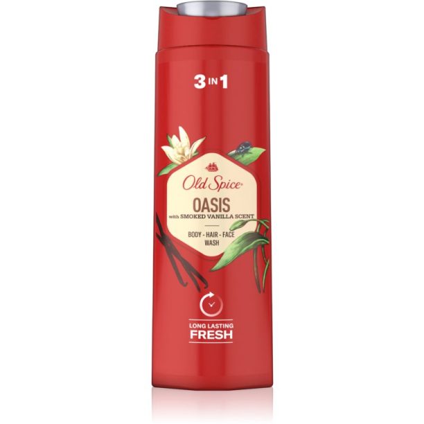 Old Spice Oasis душ-гел за мъже 3 в 1 400 мл. на ниска цена