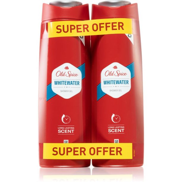 Old Spice Whitewater душ гел за мъже 2x400 мл.