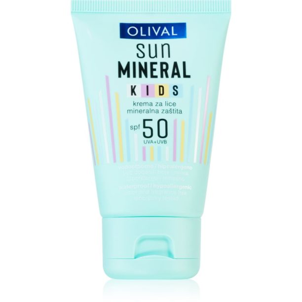 Olival Sun Mineral Kids детски крем за слънчеви бани за лице и тяло SPF 50 50 мл.