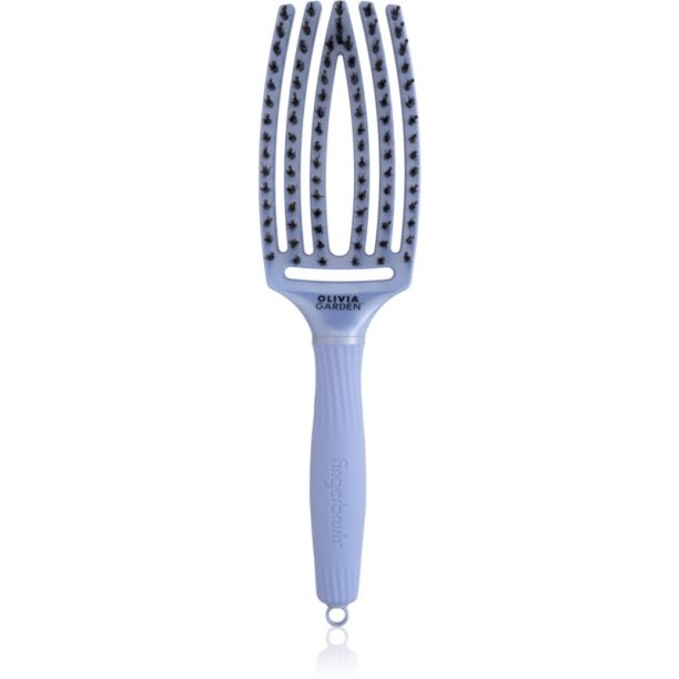 Olivia Garden Fingerbrush Love Pearl Четка за коса Blue 1 бр. на ниска цена