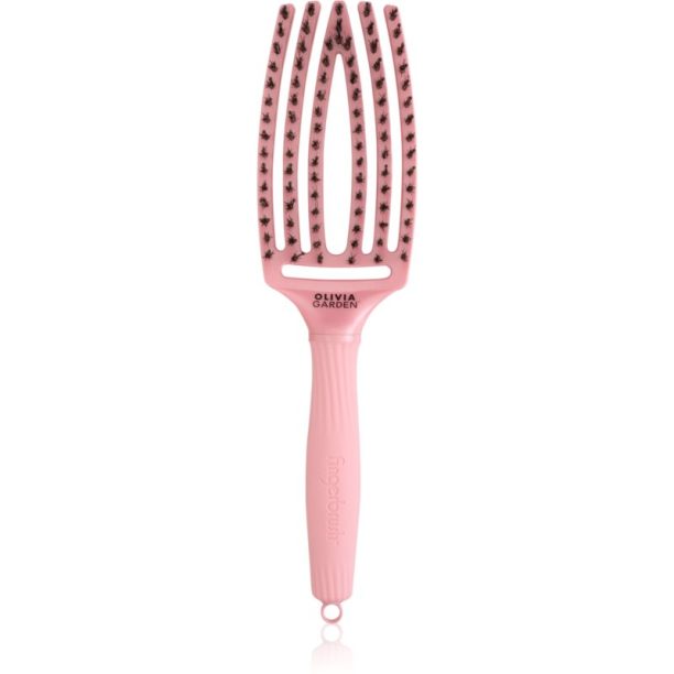 Olivia Garden Fingerbrush Love Pearl Четка за коса Pink 1 бр. на ниска цена