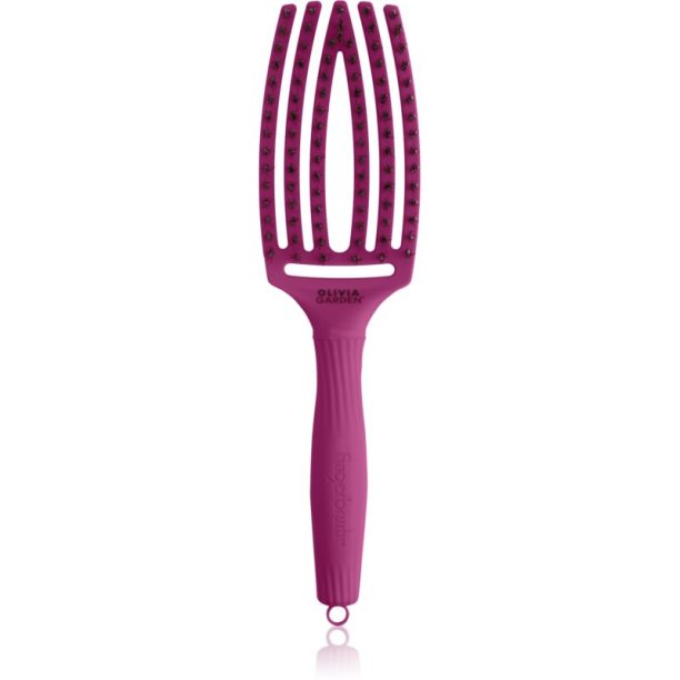 Olivia Garden Fingerbrush ThinkPink плоска четка Bright Pink 1 бр. на ниска цена