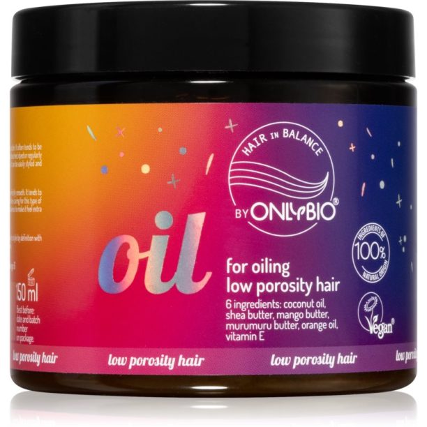 OnlyBio Hair in Balance подхранващо масло за коса 150 мл.