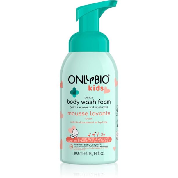 OnlyBio Kids Gentle миеща пяна за деца над 3 г. 300 мл.