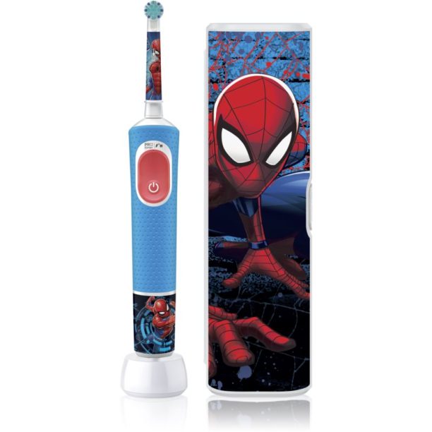 Oral B PRO Kids 3+ Spiderman електрическа четка за зъби с калъфка за деца  1 бр.