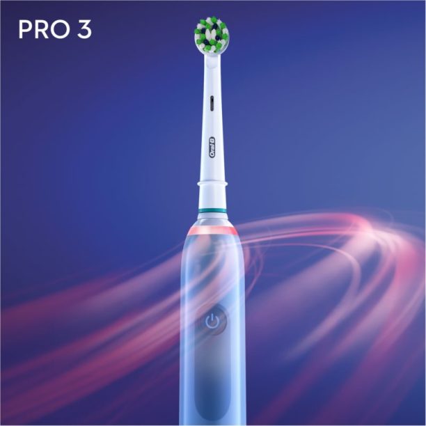 Oral B Pro 3 3000 Cross Action Blue електрическа четка за зъби Blue на ниска цена