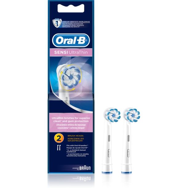 Oral B Sensitive Ultra Thin резервни глави за четка за зъби 2 бр. на ниска цена