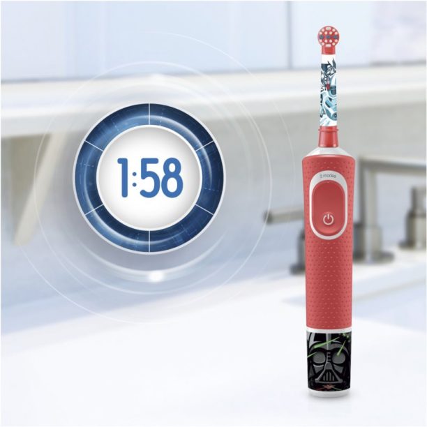 Vitality D100 Kids StarWars Oral B Vitality D100 Kids StarWars електрическа четка за зъби (+ калъф) - оригинален продукт