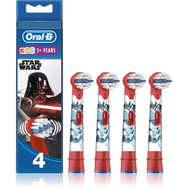 Oral B Vitality D100 Kids StarWars резервни глави за четка за зъби много мека 4 бр.