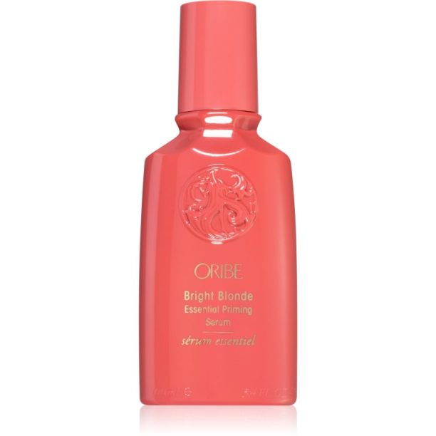 Oribe Bright Blonde Essential Priming Serum озаряващ серум за топлинно третиране на косата 100 мл.