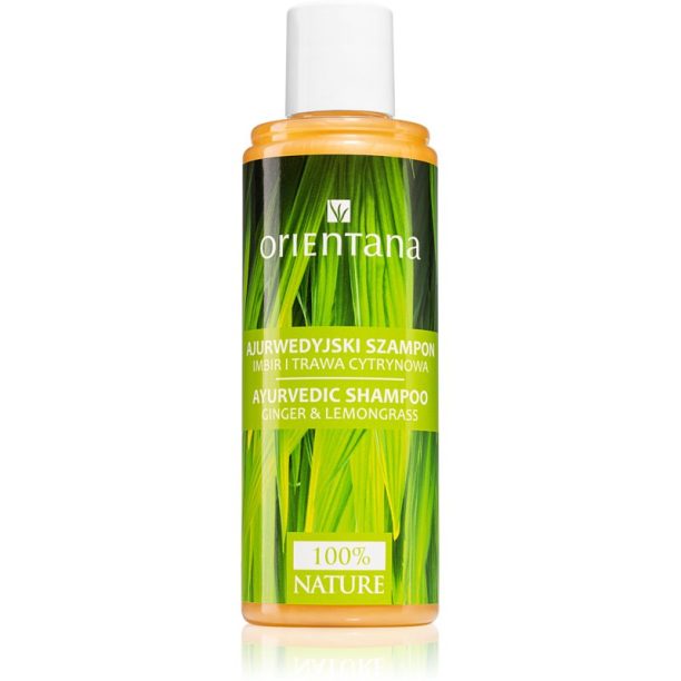 Orientana Ayurvedic Hair Shampoo Ginger & Lemongrass освежаващ шампоан 210 мл. на ниска цена