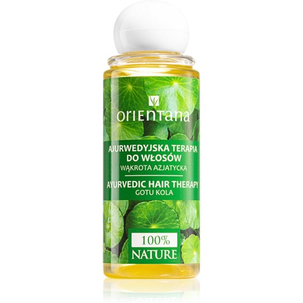 Orientana Ayurvedic Hair Therapy Gotu Kola регенериращо масло за коса за растеж на косата 105 мл. на ниска цена