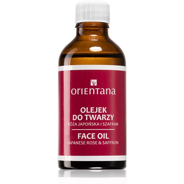 Orientana Japanese Rose & Saffron Face Oil подмладяващо олио за лице 50 мл. на ниска цена