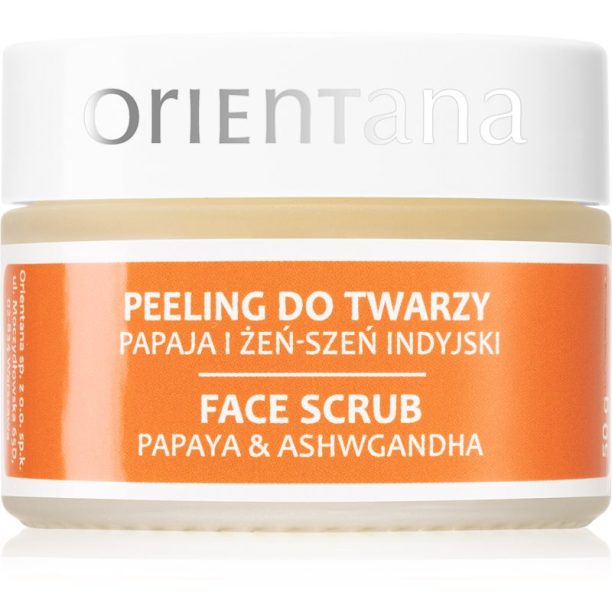 Orientana Papaya & Ashwagandha Face Scrub хидратираща маска за лице 50 гр. на ниска цена