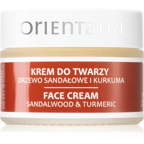 Orientana Sandalwood & Turmeric Face Cream подхранващ крем за лице 50 гр. на ниска цена