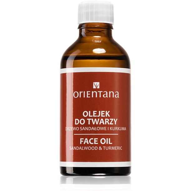 Orientana Sandalwood & Turmeric Face Oil подмладяващо олио за лице 50 мл. на ниска цена