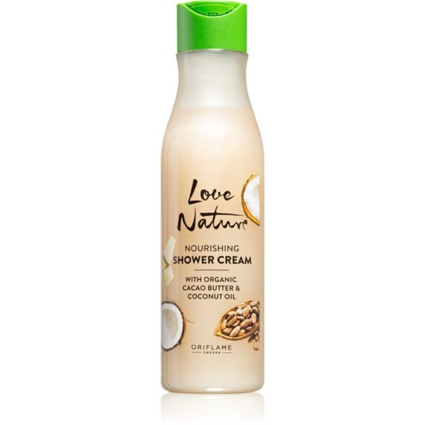 Oriflame Love Nature Cacao Butter & Coconut Oil интензивен подхранващ душ крем 250 мл.