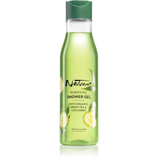 Oriflame Love Nature Green Tea & Cucumber почистващ душ гел с млечна киселина 250 мл.